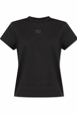 T by Alexander Wang BLACK T-shirt with logo