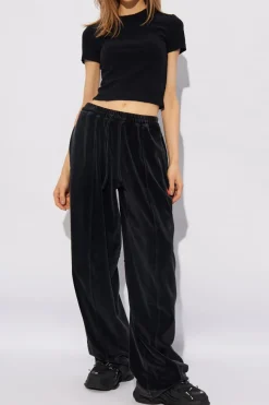 T by Alexander Wang BLACK T-shirt with logo