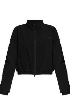 T by Alexander Wang BLACK Jacket with printed logo