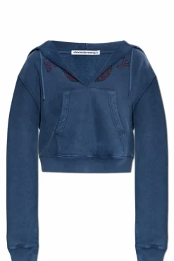 T by Alexander Wang BLUE Sweatshirt with print