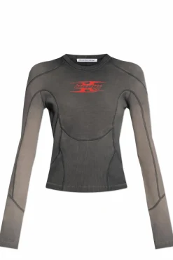 T by Alexander Wang GREY Long Sleeve Top