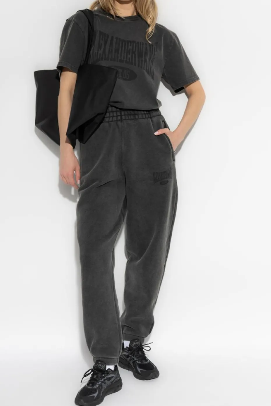 T by Alexander Wang GREY Loose-fitting T-shirt