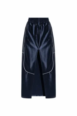 T by Alexander Wang NAVY BLUE Skirt with logo
