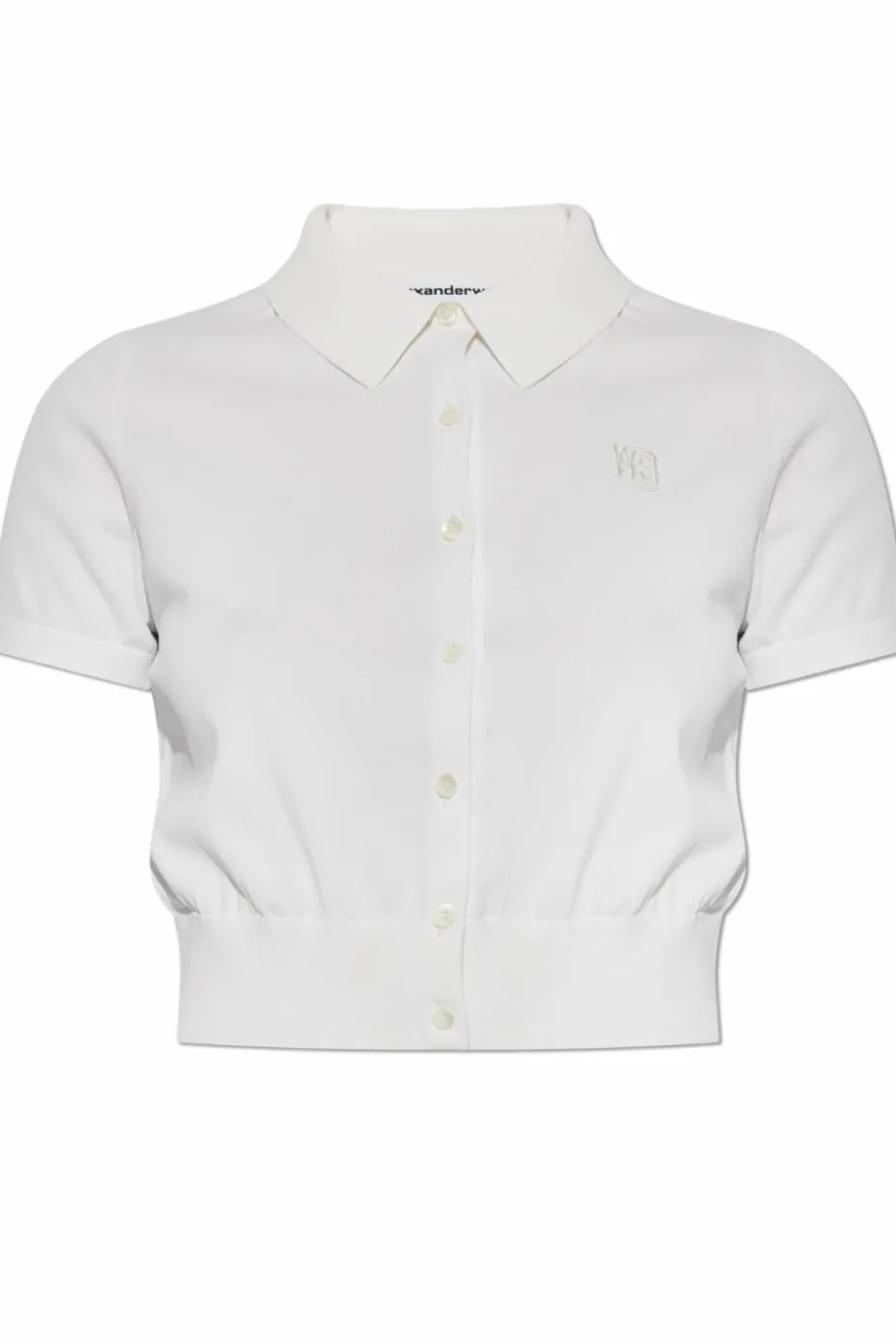 T by Alexander Wang WHITE Short-sleeved cardigan