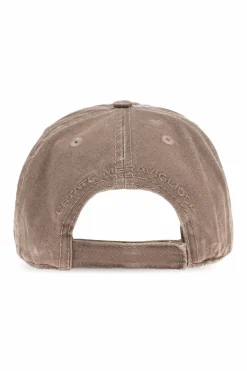 The Attico beige Cap with visor collection