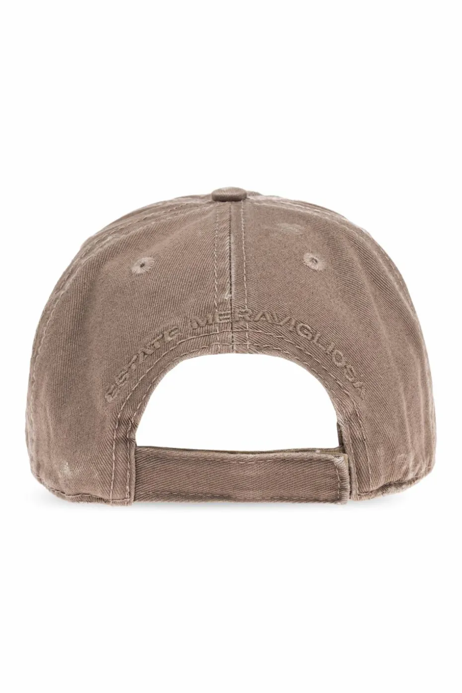 The Attico beige Cap with visor collection "Estate Meravigliosa"