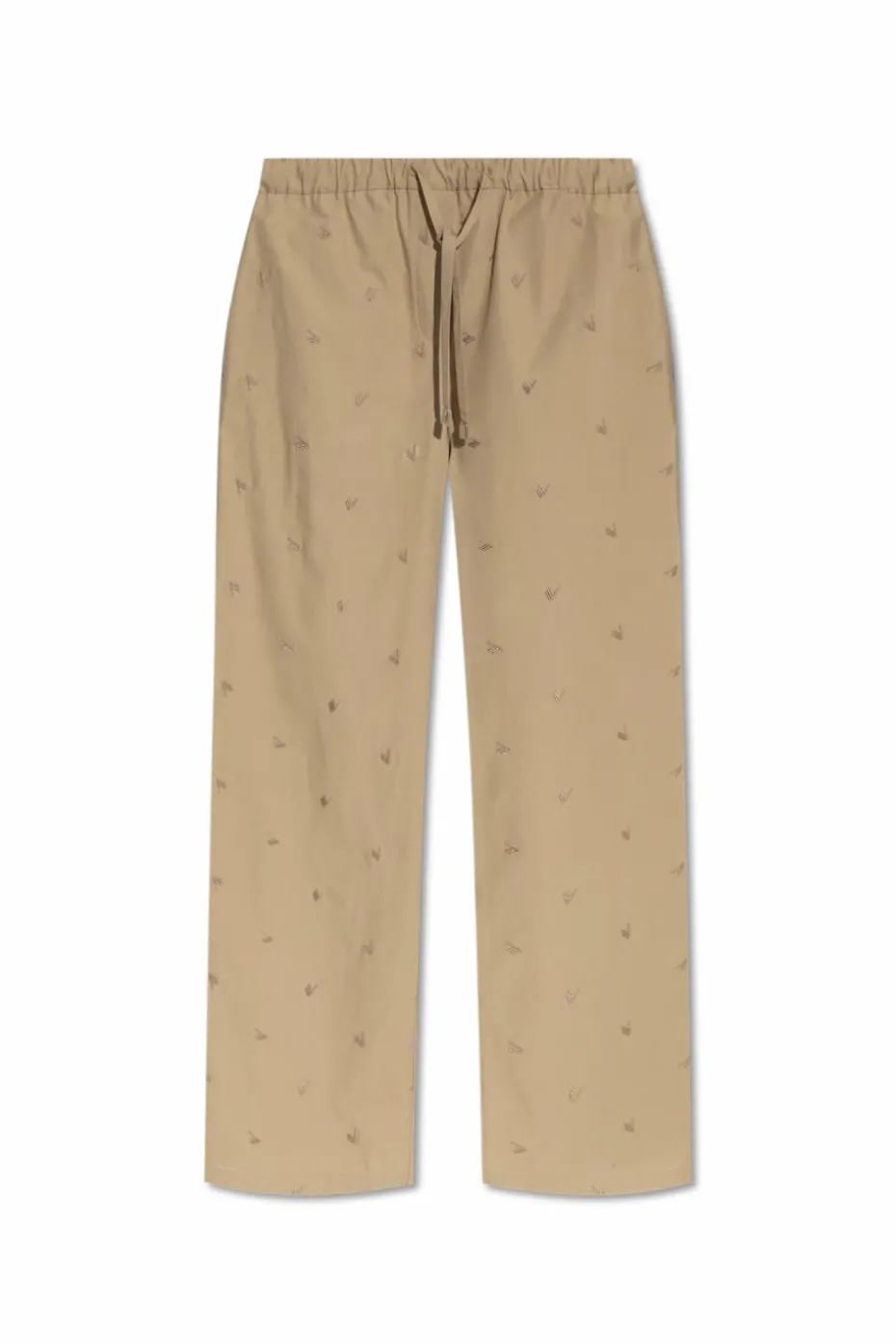The Attico beige Pants collection `Estate Meravigliosa`