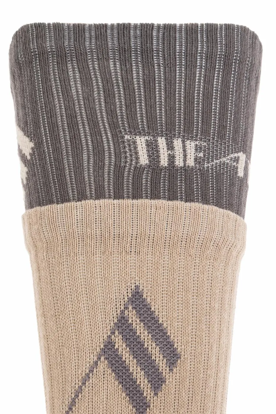 The Attico beige Socks with logo