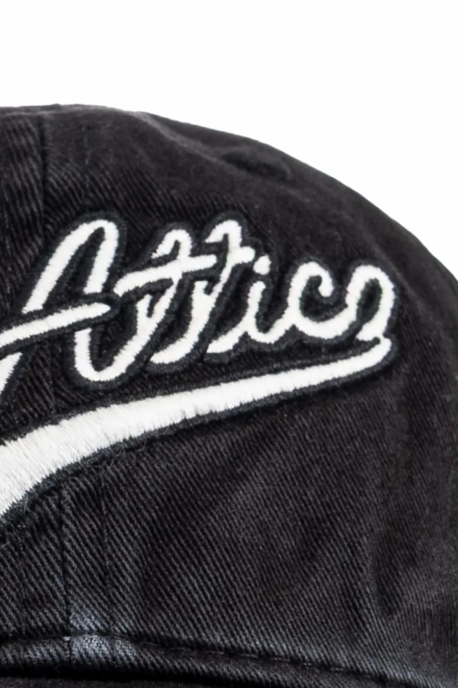 The Attico BLACK Baseball cap
