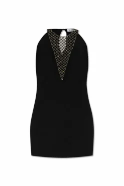 The Attico BLACK Dress with decorative finishing