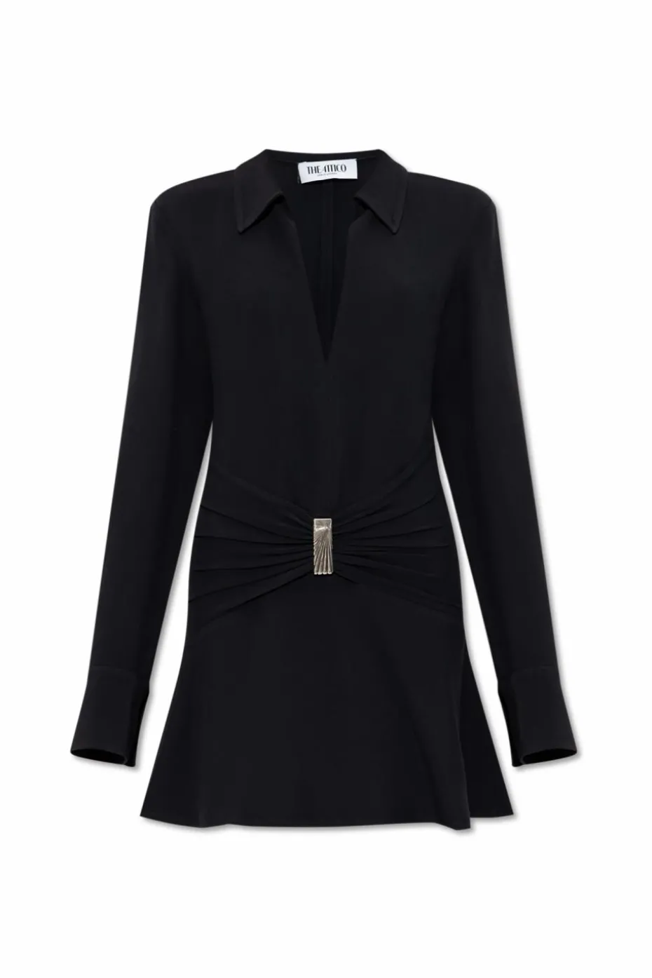 The Attico BLACK Dress with appliqué