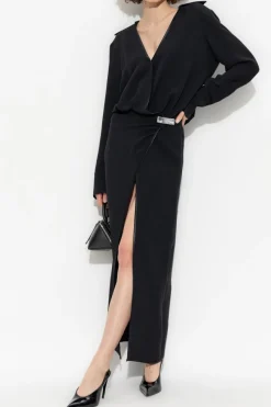 The Attico BLACK Dress with applique