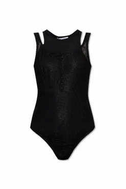 The Attico BLACK Lace bodysuit