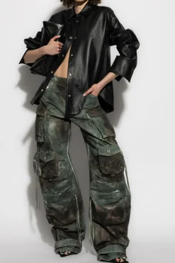 The Attico BLACK Leather shirt