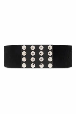 The Attico BLACK Leather belt