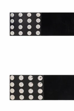 The Attico BLACK Leather belt