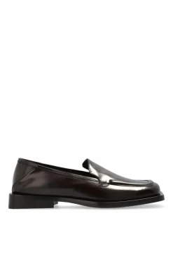 The Attico BLACK Leather boots Micol