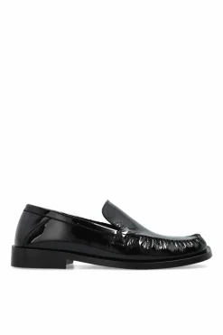 The Attico BLACK Leather boots Charles