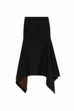 The Attico BLACK Skirt with logo