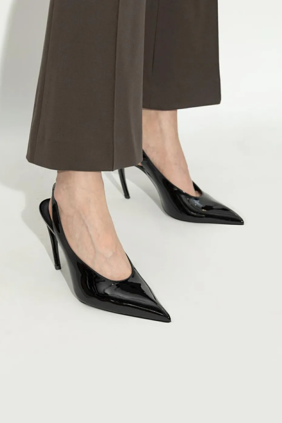 The Attico BLACK Viper stilettos