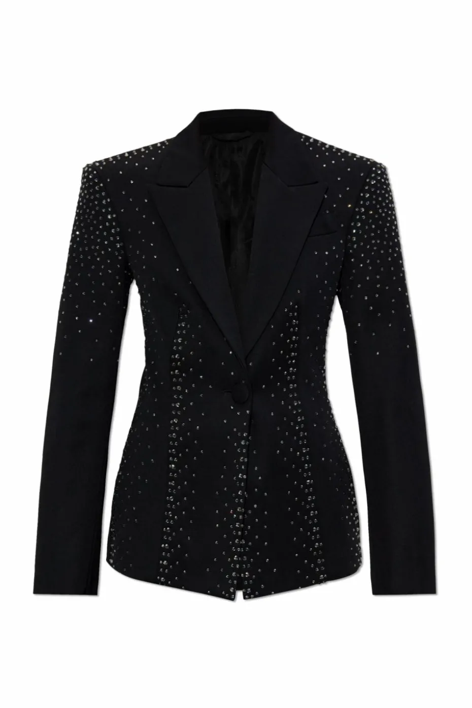 The Attico BLACK Wool blazer with sequins