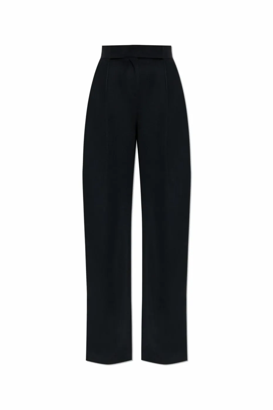 The Attico BLACK Wool trousers with pleats