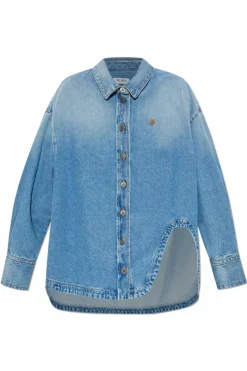 The Attico BLUE Denim shirt