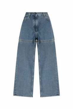 The Attico BLUE Jeans with a slit