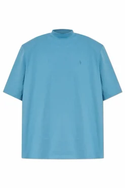 The Attico BLUE T-shirt with shoulder pads