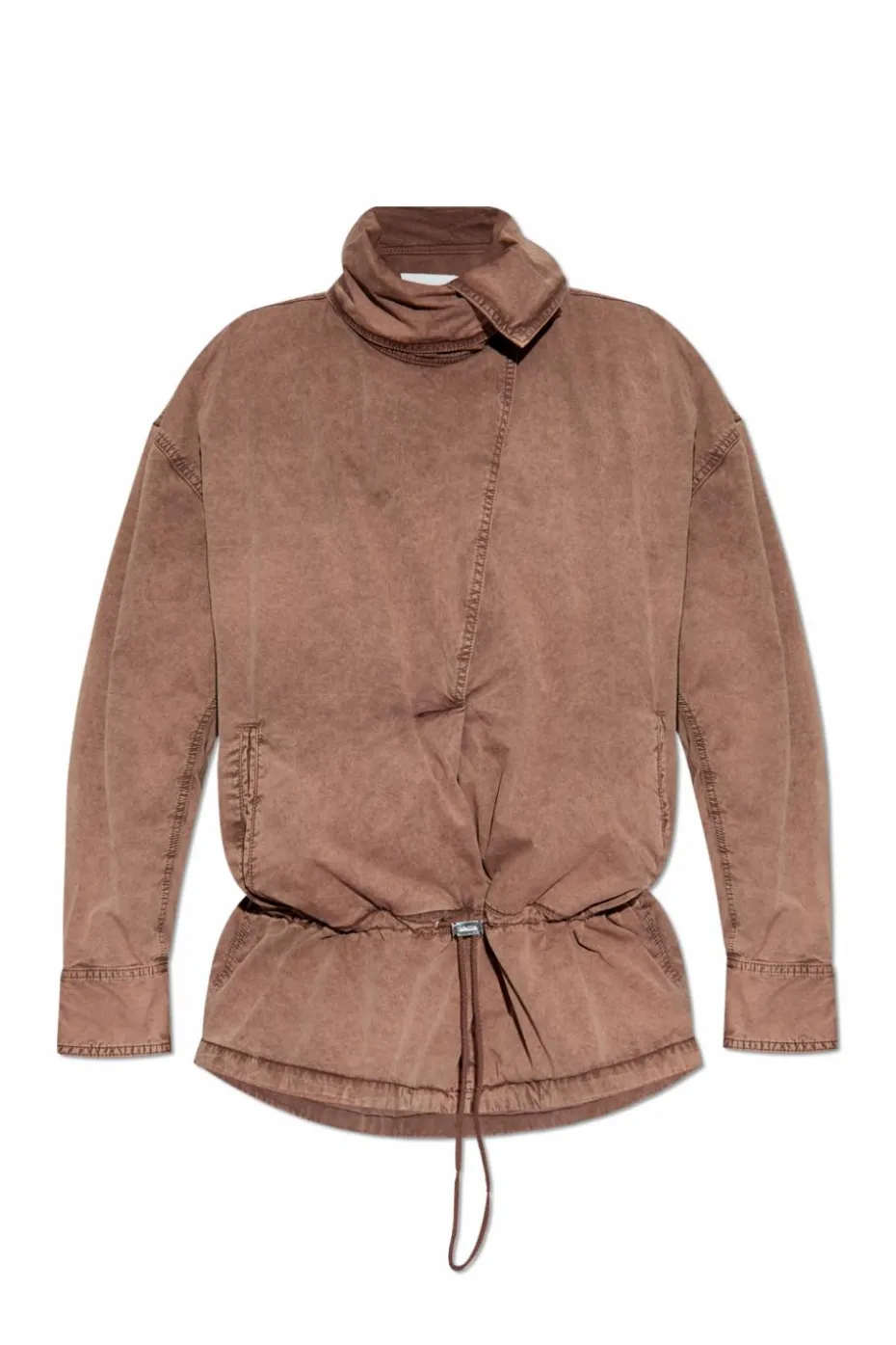 The Attico BROWN Jacket with collar