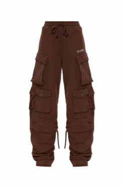 The Attico BROWN Pants with pockets