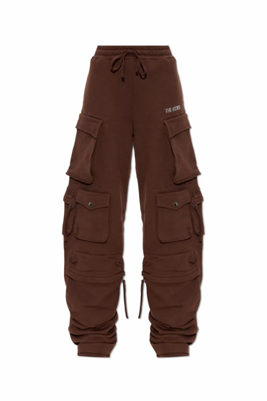 The Attico BROWN Pants with pockets