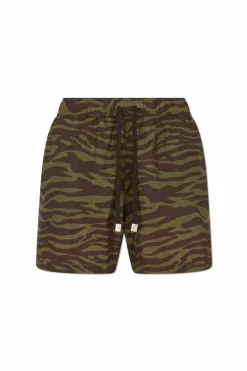 The Attico BROWN Shorts from the `Estate Meravigliosa` collection
