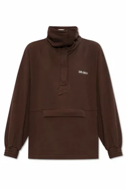The Attico BROWN Sweatshirt with logo