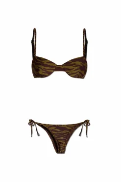 The Attico BROWN Two-piece swimsuit collection 'Estate Meravigliosa'