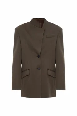The Attico BROWN Wool blazer