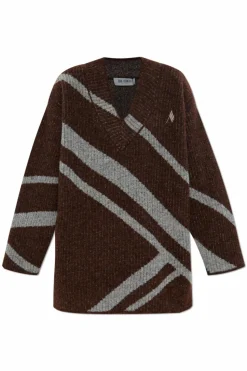 The Attico BROWN Wool sweater