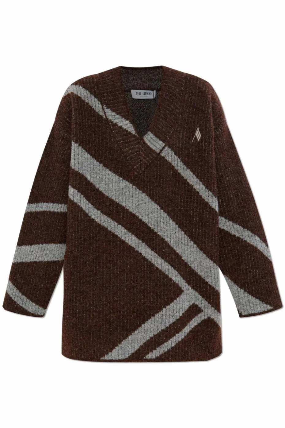 The Attico BROWN Wool sweater