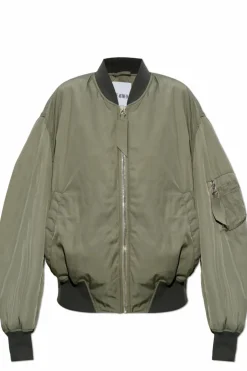 The Attico GREEN bomber type jacket