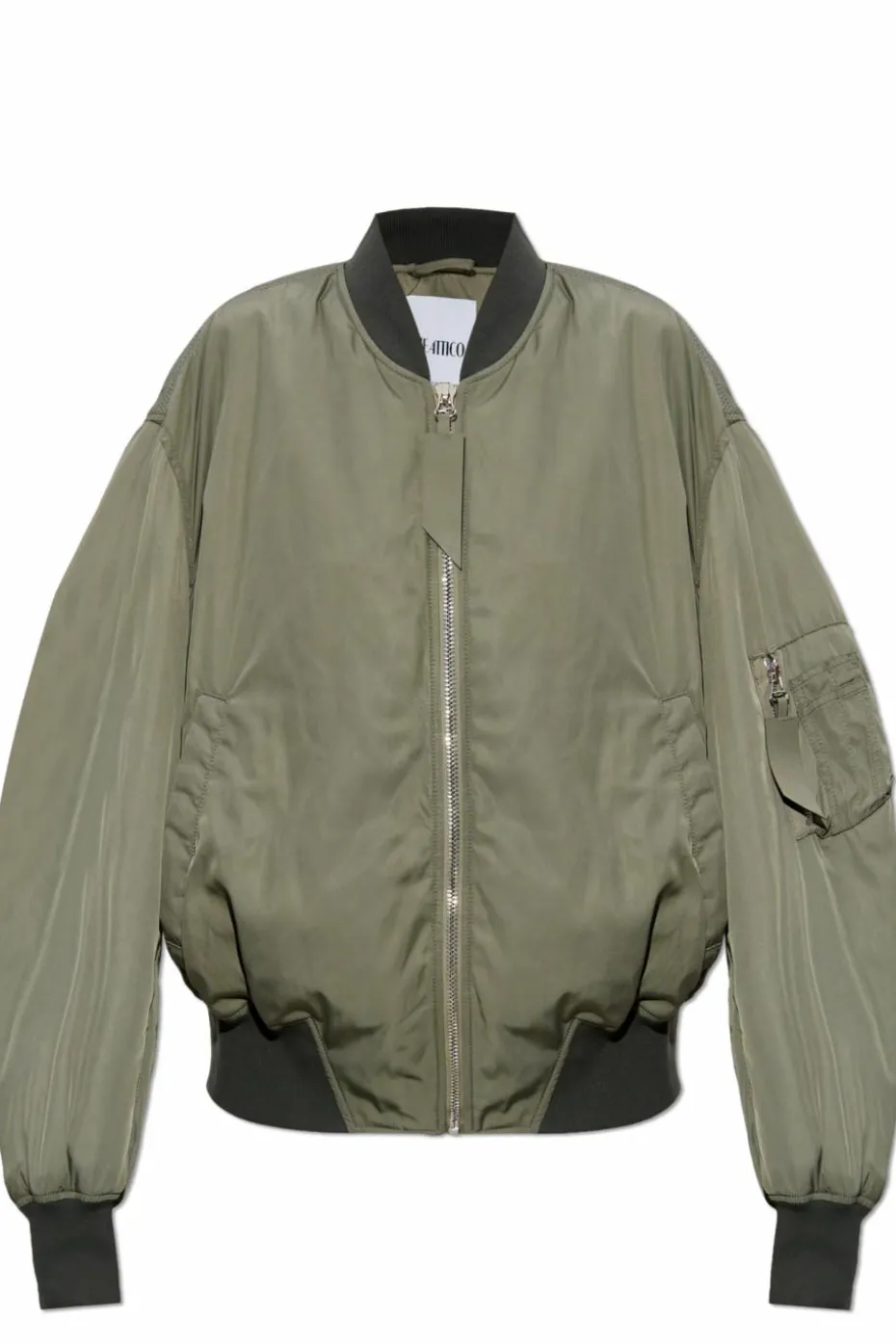 The Attico GREEN bomber type jacket