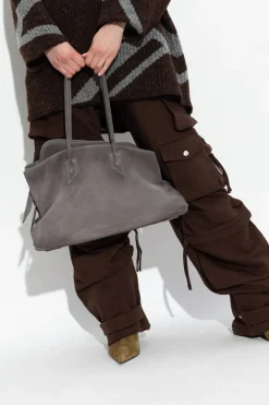The Attico GREY Bag `La Passeggiata Medium`