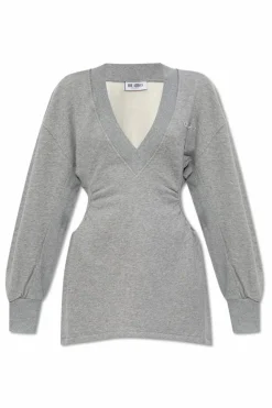 The Attico GREY Dress with logo