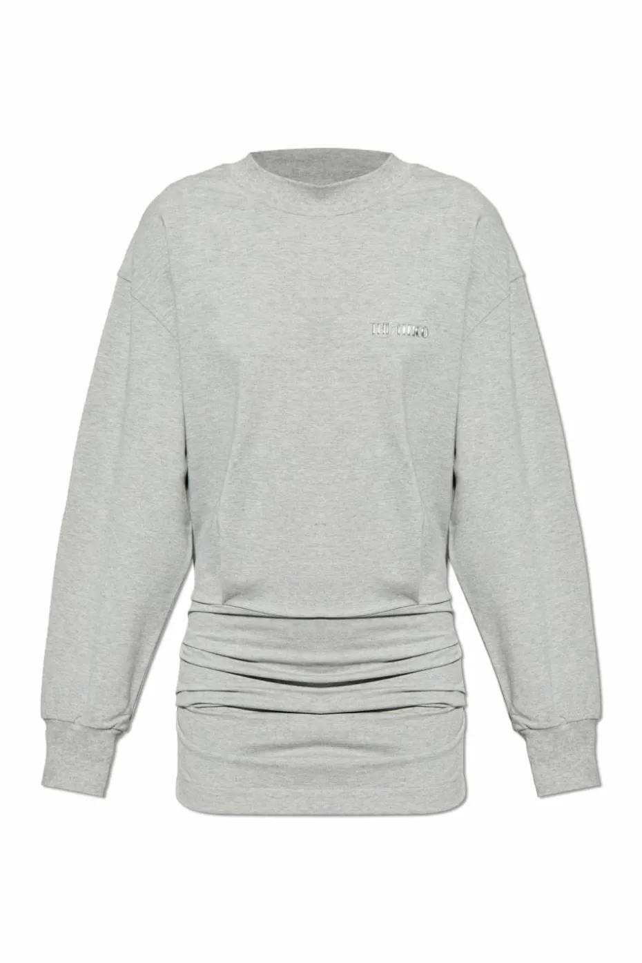 The Attico GREY Dress with logo