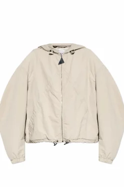 The Attico GREY Light jacket with hood