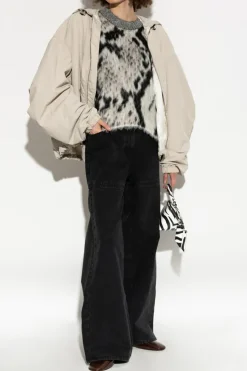 The Attico GREY Light jacket with hood