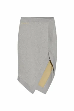 The Attico GREY Skirt with logo