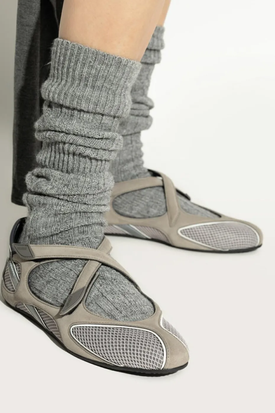 The Attico GREY Sports shoes 'Nomad'