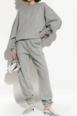 The Attico GREY Sweatshirt with logo