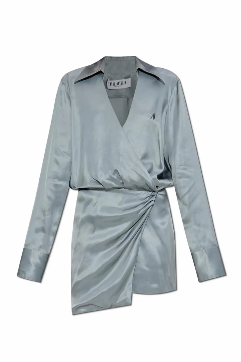 The Attico light blue Long sleeve dress