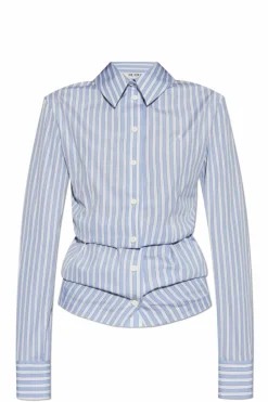 The Attico light blue Shirt with logo